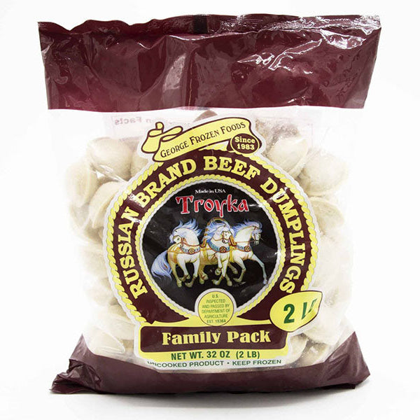 Пельмени Тройка-Говядина – 2 фунта (907 гр)